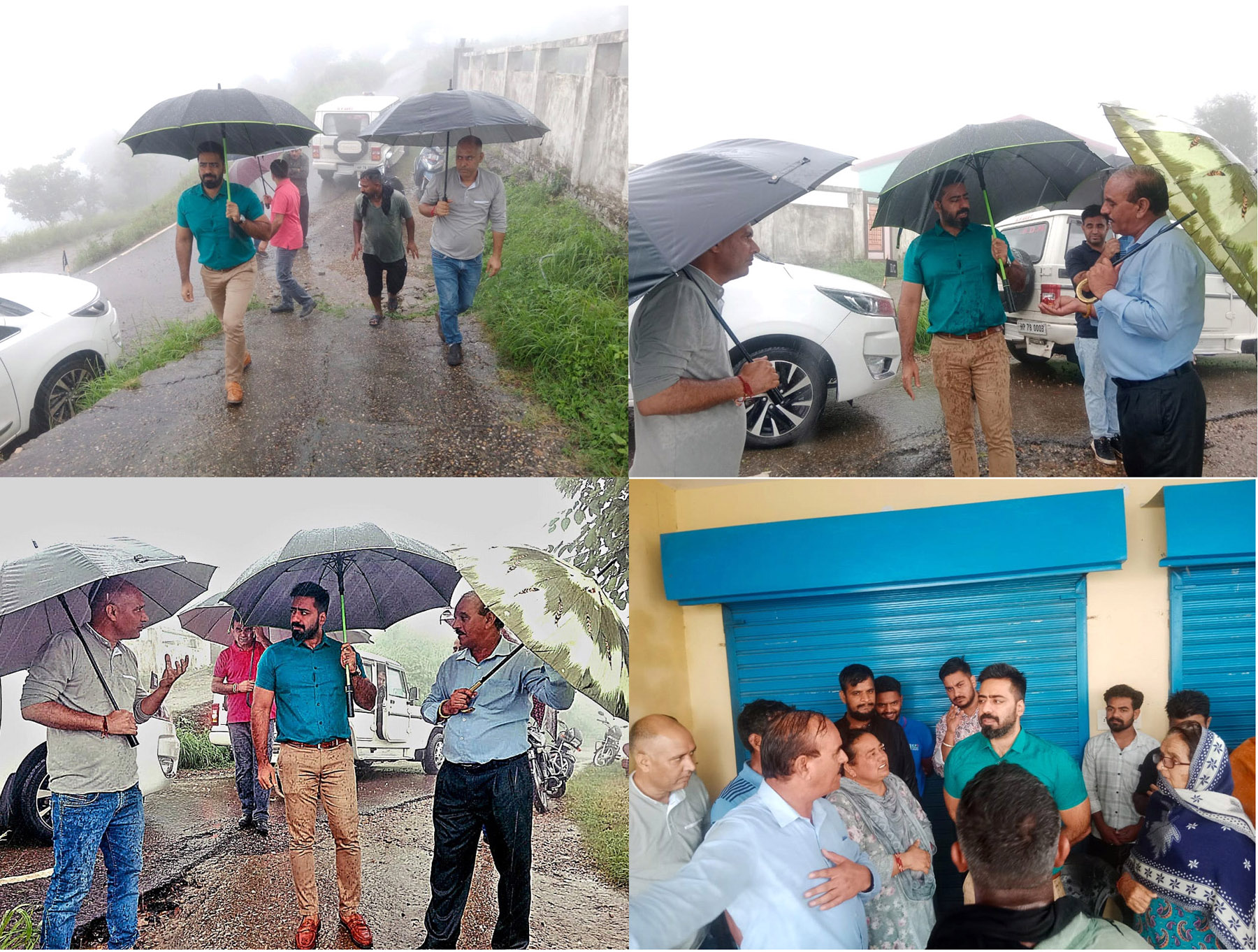 *Heavy rain-landslide: DC Jatin Lal took stock, gave immediate relief to the affected families, directed to speed up restoration work*.
